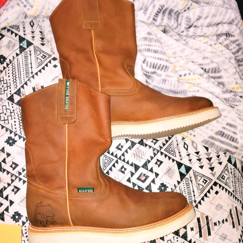 Silver bull boots